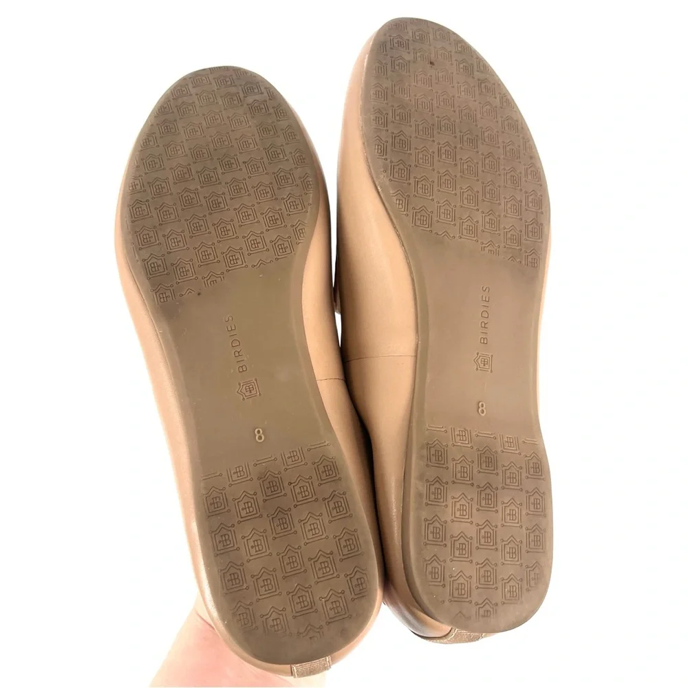 Birdies The Starling Tan Leather Slip On Loafer Flats Womens 8 - Picture 7 of 8